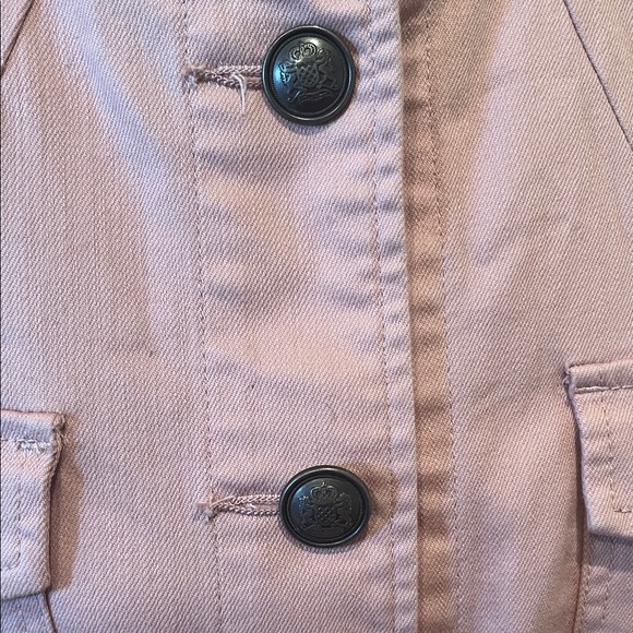 Talbots Pink Utility Jacket with Button Closure - Picture 5 of 5